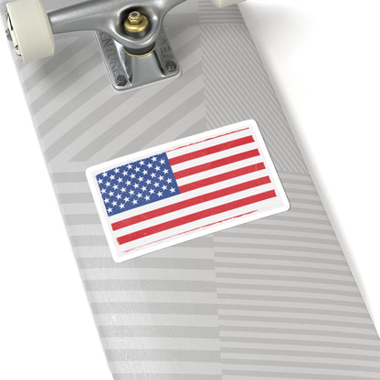 Patriotic Kiss-Cut Stickers | USA Flag Designs for Laptops, Water Bottles, Car Decorations, Gifts for Independence Day