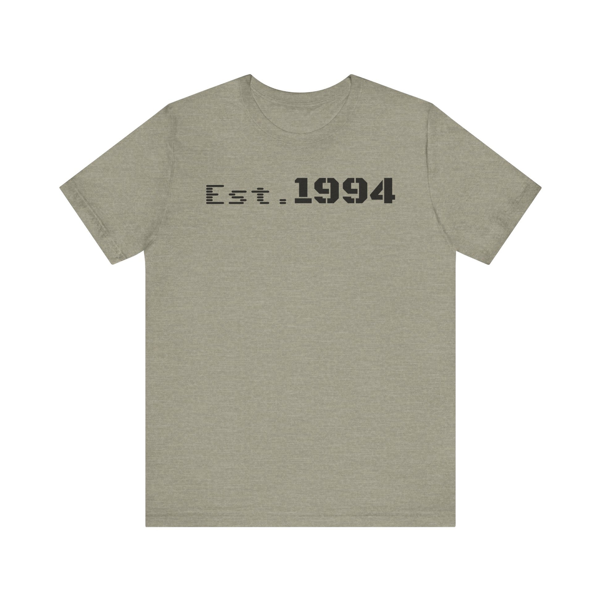 Est. 1994 Unisex Tee, Vintage Birthday Shirt, Nostalgic 90s Apparel, Perfect Gift for 30th Birthday, Casual Daily Wear - TRV