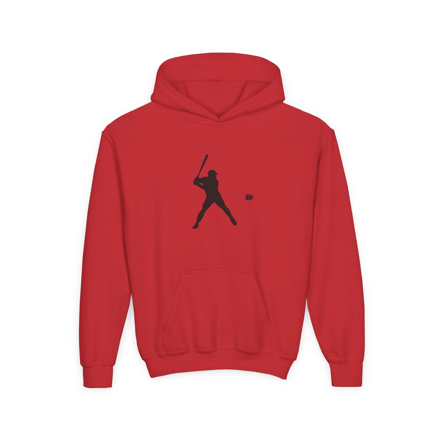 Baseball Themed Youth Hoodie, Sports Sweatshirt, Kids Gift, Youth Apparel, Baseball Fan Gear, Athletic Hoodie