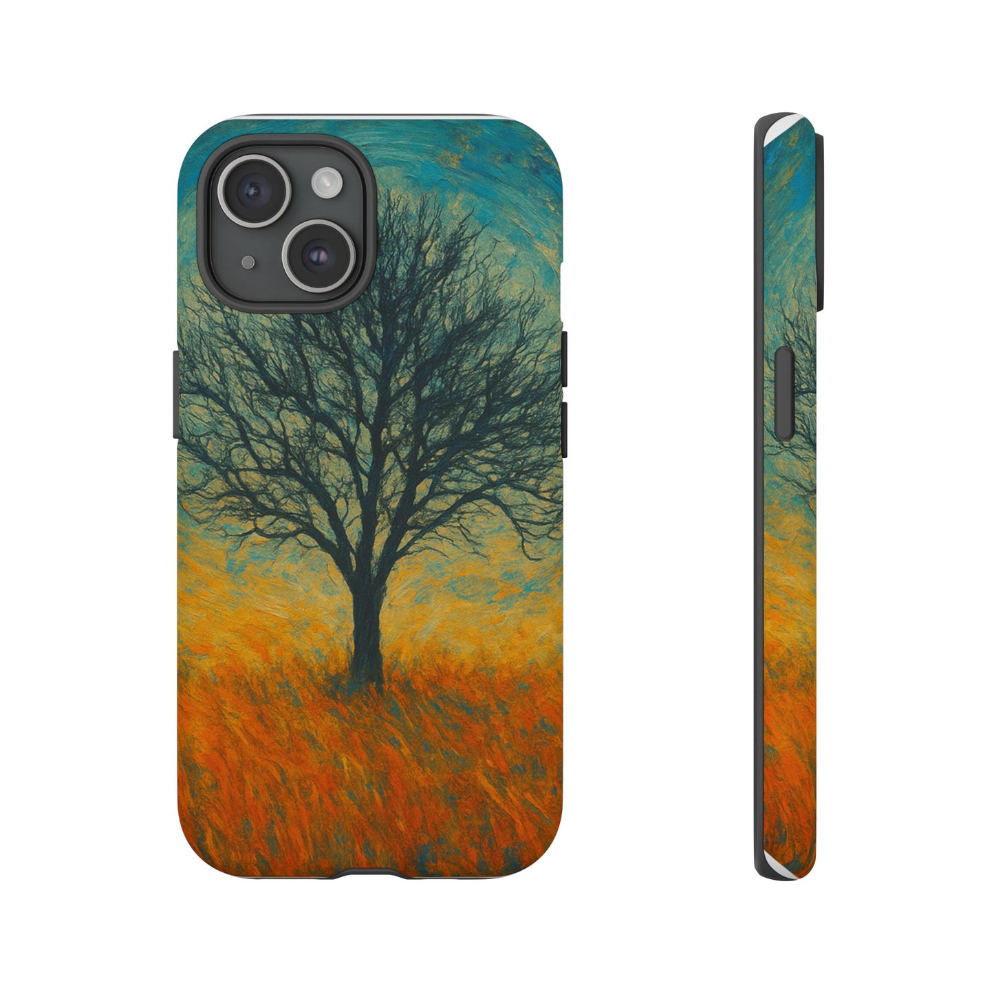 Artistic Phone Case with Tree Design, Nature Lover Gift, Unique Phone Cover, Holiday Present, Eco-friendly Tech Accessories - TRV