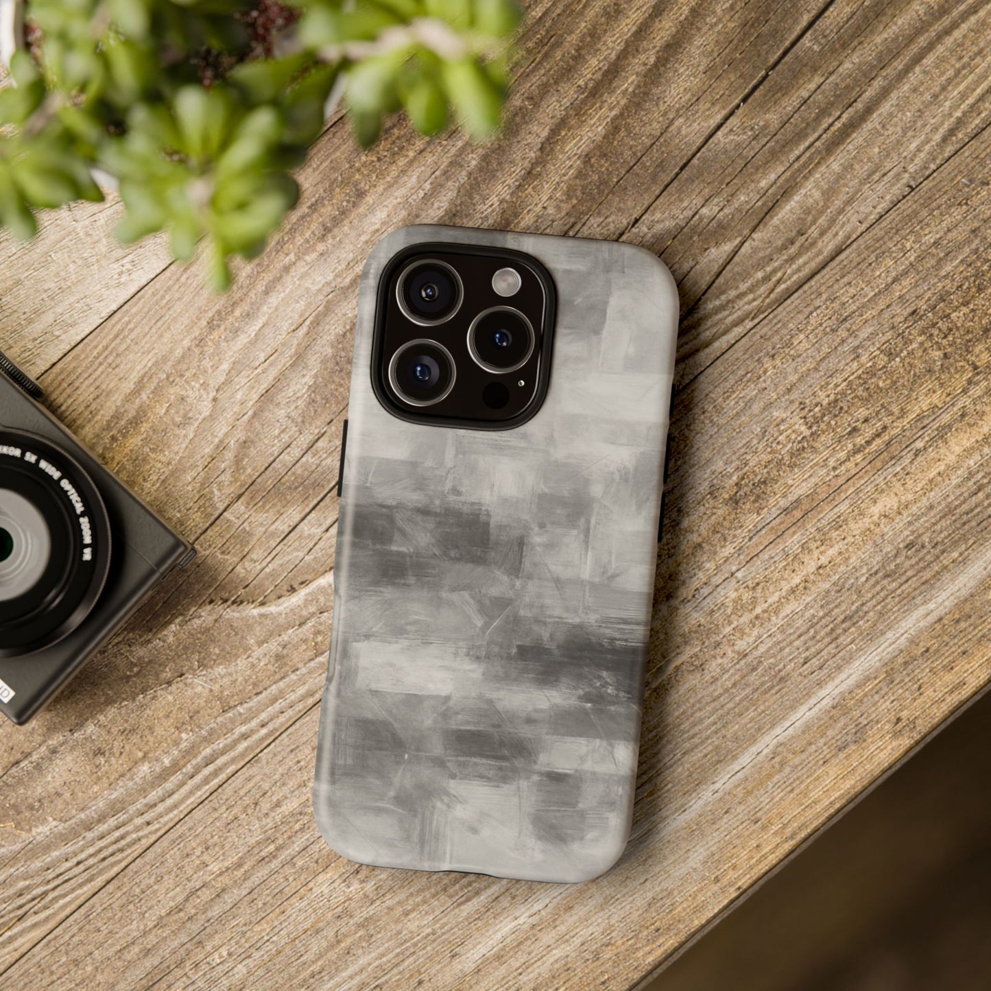 Stylish Phone Case for Tough Protection, Marble Grey Design, Customizable Gift for Her, Unisex Mobile Accessory, Birthday Present, [...] - TRV