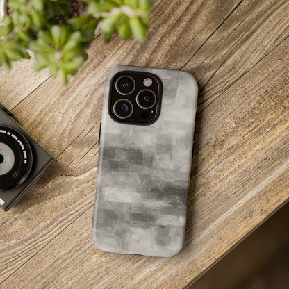 Stylish Phone Case for Tough Protection, Marble Grey Design, Customizable Gift for Her, Unisex Mobile Accessory, Birthday Present, [...] - TRV