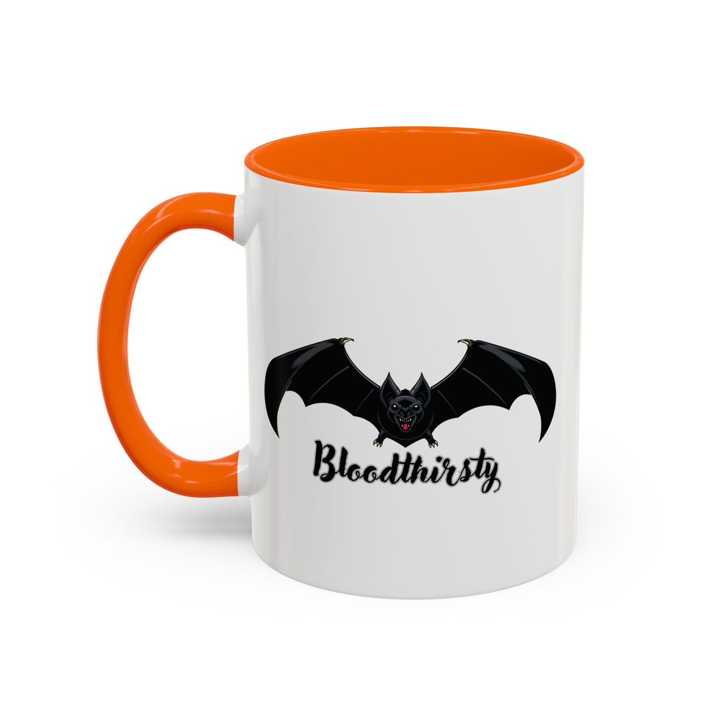 Bloodthirsty Bat Coffee Mug - Unique Halloween and Gothic Accents