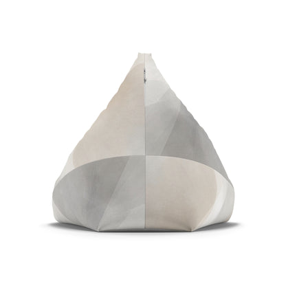 Neutral Geometric Pattern Bean Bag