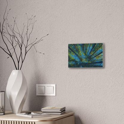 Forest Canopy Canvas Print — Upward View Trees Wall Art (Stretched Canvas 0.75")