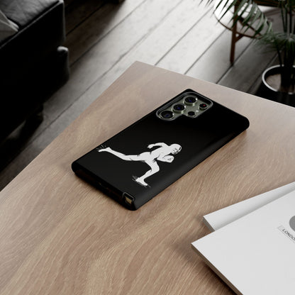 Football Player Phone Case, Tough Cases, Sports Phone Cover, Gift for Athletes, iPhone & Samsung Accessories, Running Player Design - TRV