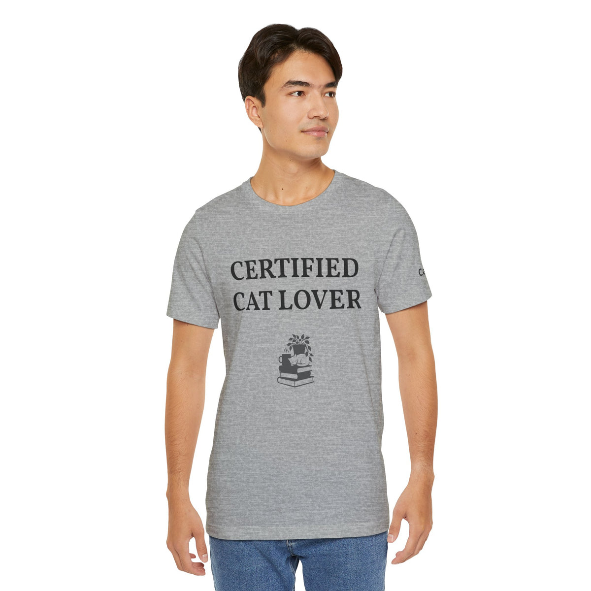 Unisex custom T-shirt by Printify with blank design, showing soft fabric and casual fit in a front view.