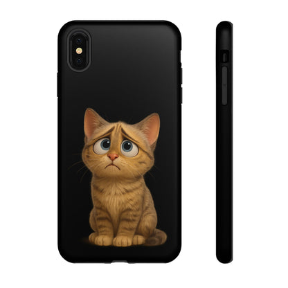 Cute Cat Phone Case, Adorable Kitty Cover, Pet Lover Gift, Unique Animal Design, Customizable Mobile Case - TRV