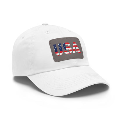 Dad Hat with USA Leather Patch - TRV