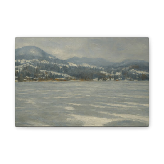 Serene Winter Landscape Canvas - TRV