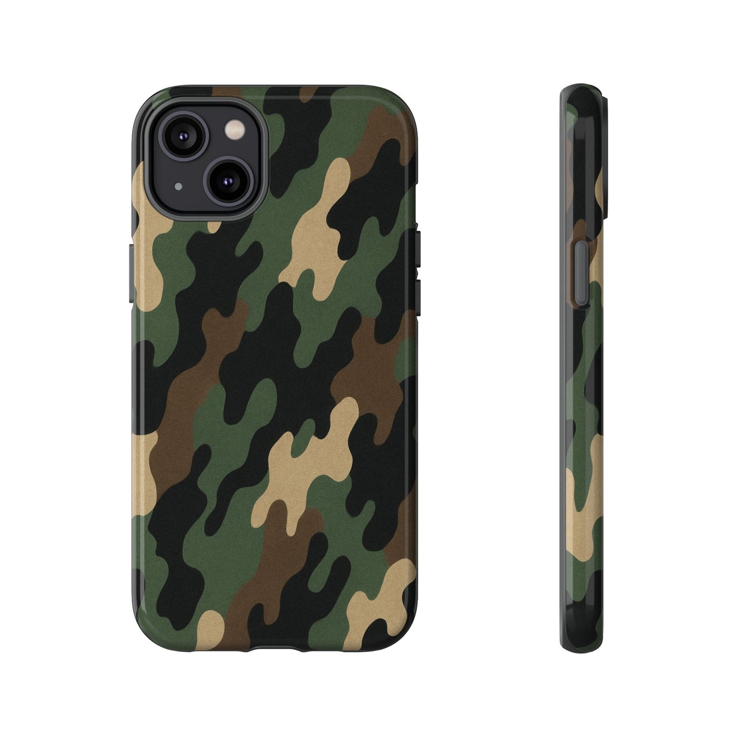 Camouflage Phone Case, Tough Cases, Military Style, Unique Phone Accessories, Gift for Him, Durable Phone Cover - TRV