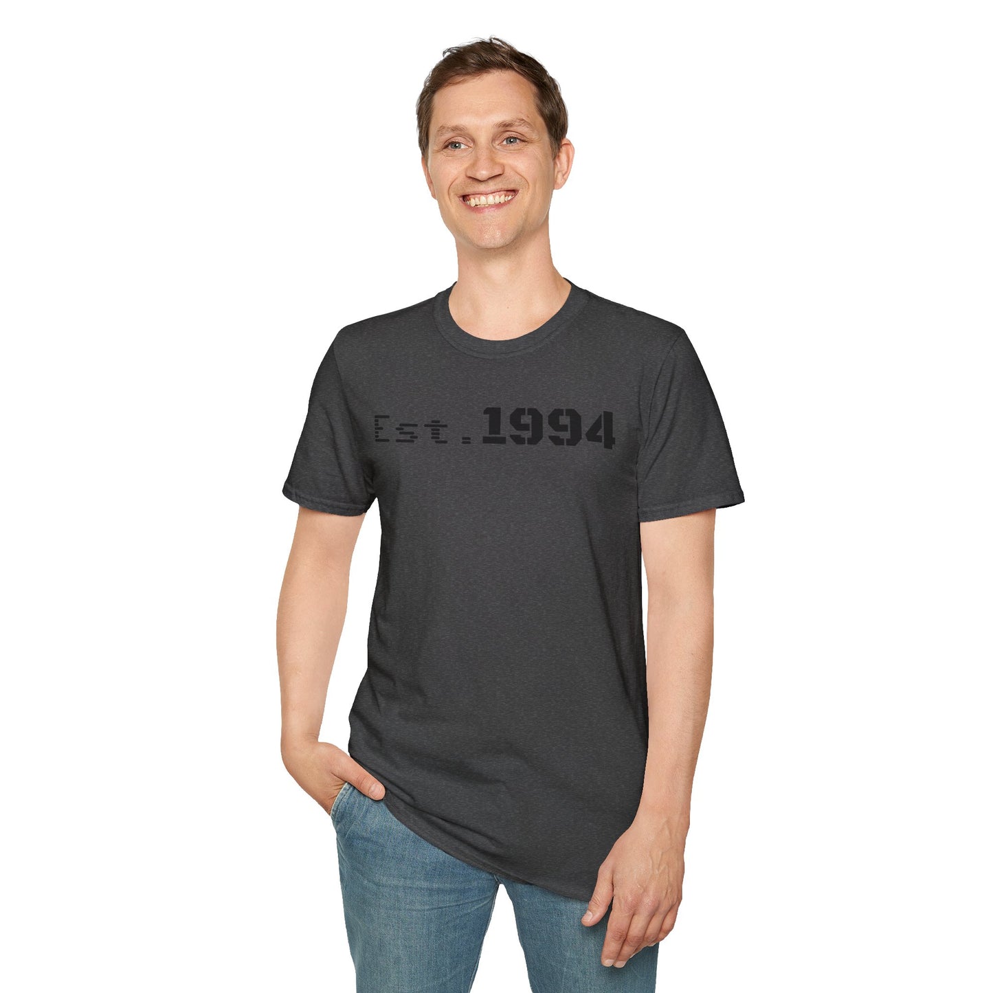 Est. 1994 Unisex Softstyle T-Shirt, Vintage Tee for Birthdays, Retro Gift, Casual Wear, Trendy Soft Shirt