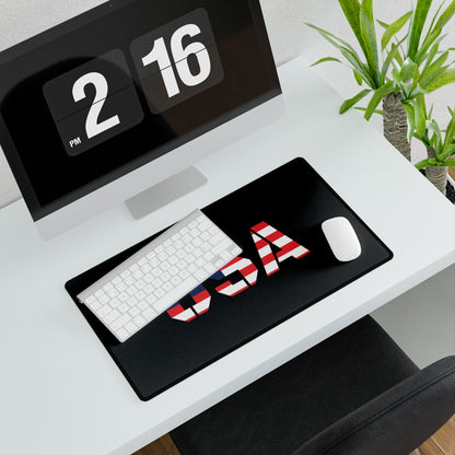 Patriotic Desk Mat | Desk Accessories for Home Office, USA Pride, Gamer Gear, Workstation Decor, Unique Gifts