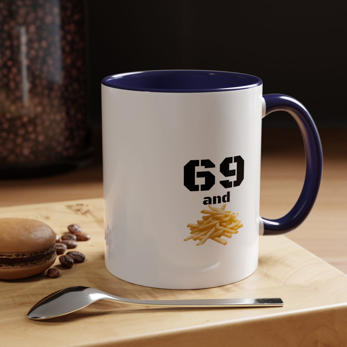 Funny Accent Coffee Mug for Food Lovers, Novelty Gift for Birthdays, Home Office Decor, Drinking Humor, Fun Kitchenware