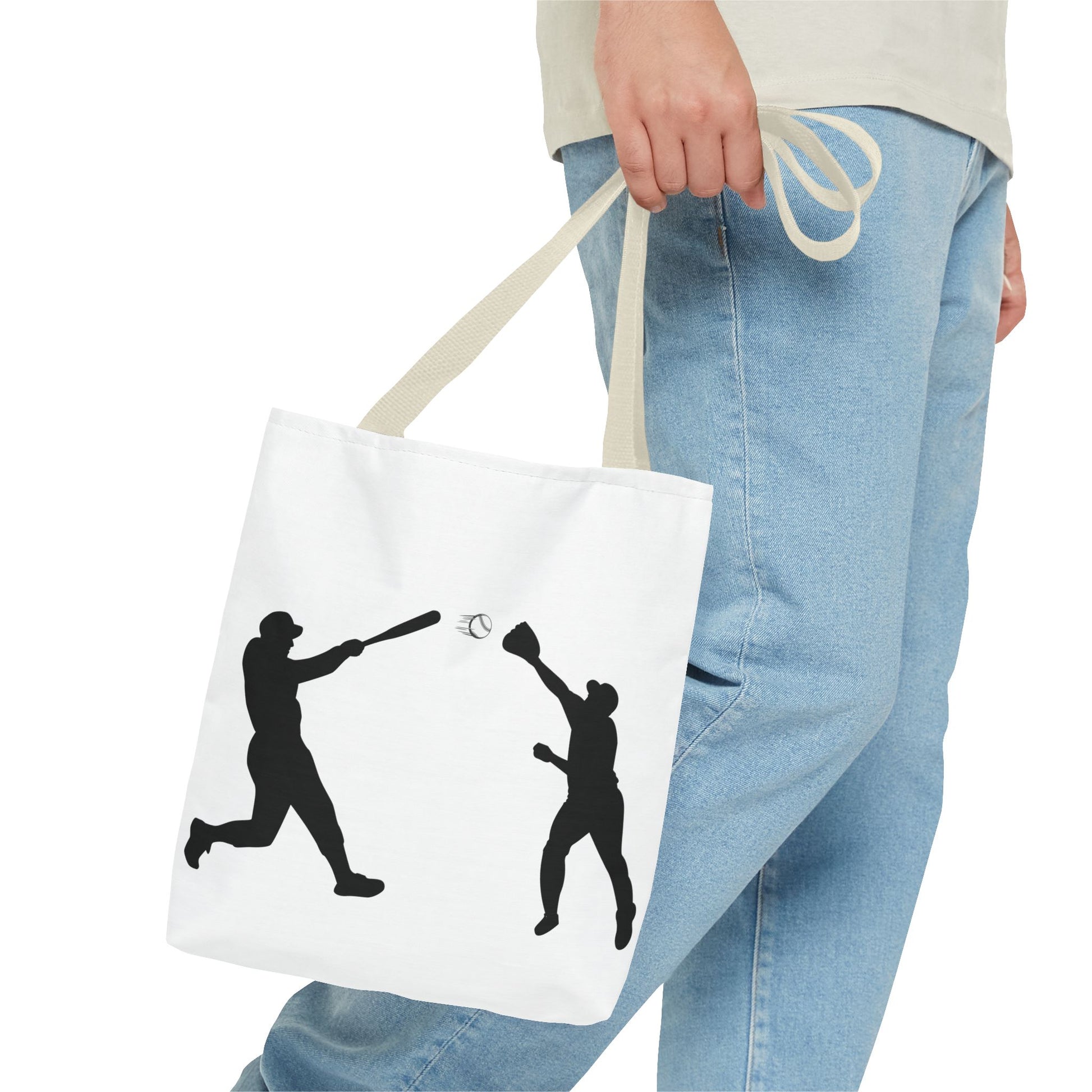 Baseball Tote Bag, Perfect for Sports Fans, Great Gift for Players, Ideal for Game Days, Accessory for Summer Outings - TRV