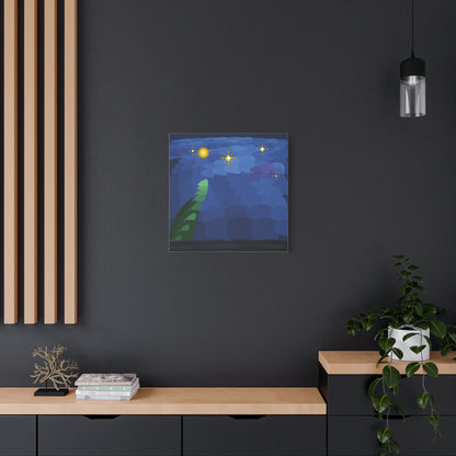 Starry Night Vortex Matte Canvas Stretched 1.25" | Impasto Brushstroke Reproduction