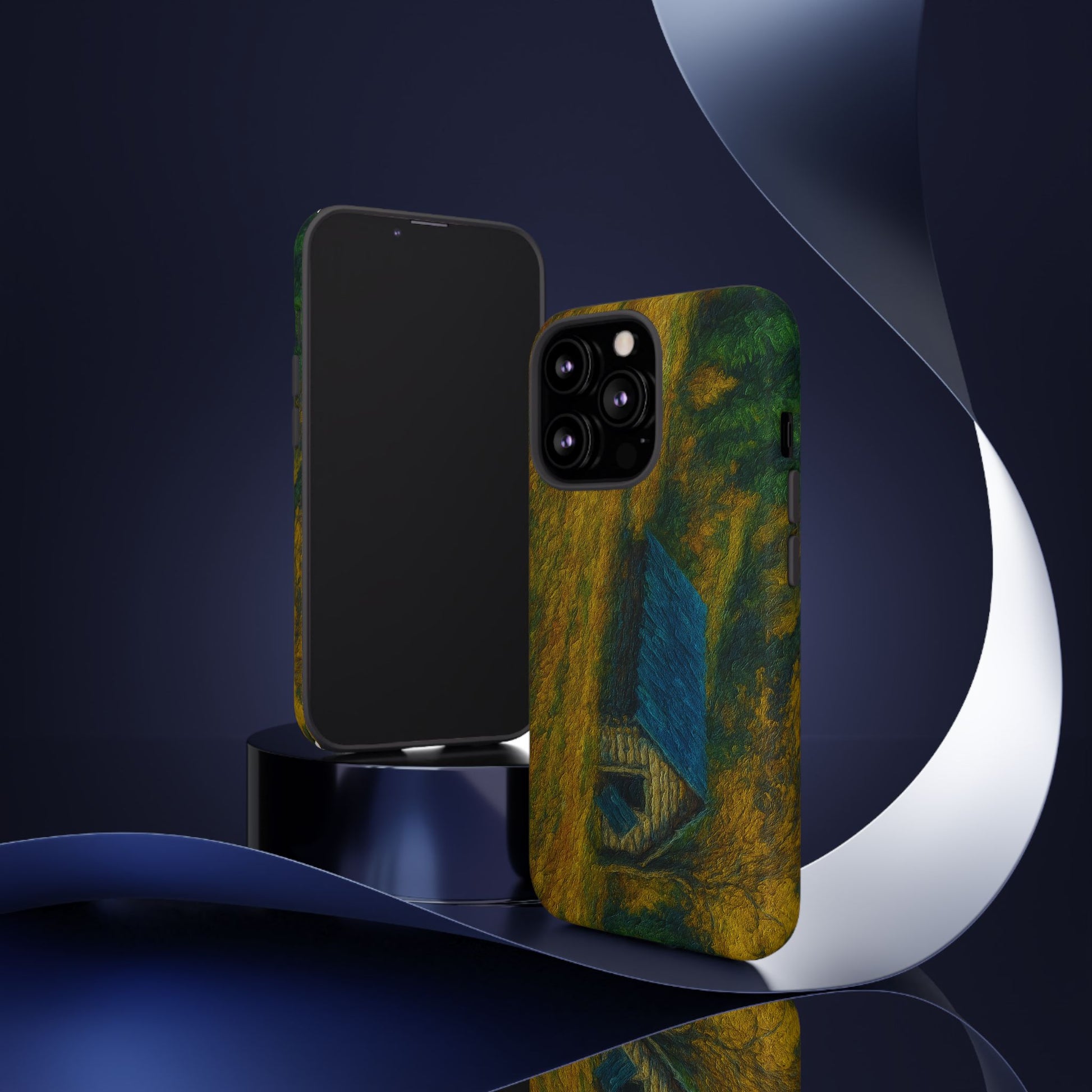 Artistic Phone Case by Tough Cases, Nature-Inspired Phone Protection, Unique Gift for Nature Lovers, Stylish Accessory, Fall Aesthetic - TRV