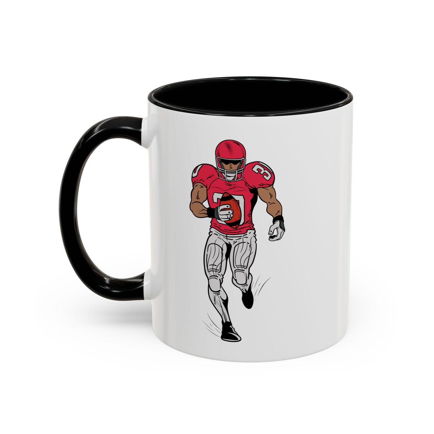 Football Player Coffee Mug, Sports Fan Gift, Motivational Coffee Cup, Game Day Mug, Unique Sports Merchandise