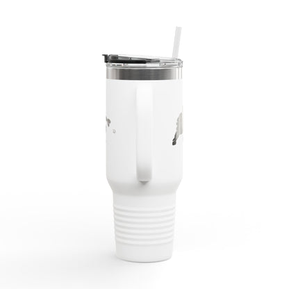 Insulated Travel Mug | Baseball Catcher Themed Travel Tumbler for Active Lifestyles, Coffee Mug, Road Trip Cup, Gym Hydration, Gift for Athletes - TRV