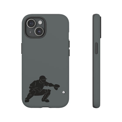 Baseball Catcher Phone Case, Sports Phone Accessory, Tough Cases, Gift for Athletes, Sports Fan Merchandise, Unique Design - TRV