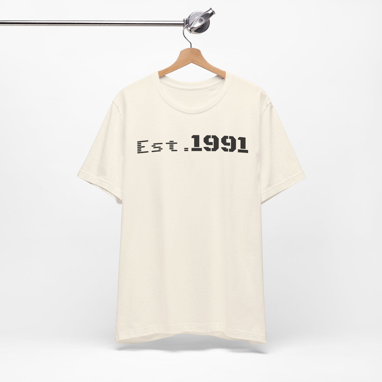 Unisex Vintage Est. 1991 Tee - Perfect Gift for Birthdays, Anniversaries, Throwback Fashion, Casual Wear, Milestone Celebrations
