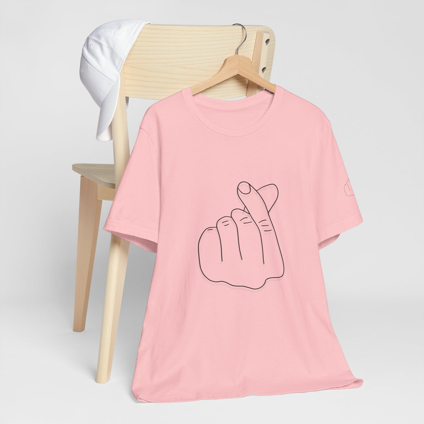 Minimalist Hand Sign Unisex Tee | Casual Everyday Wear | Perfect for Gift Givers