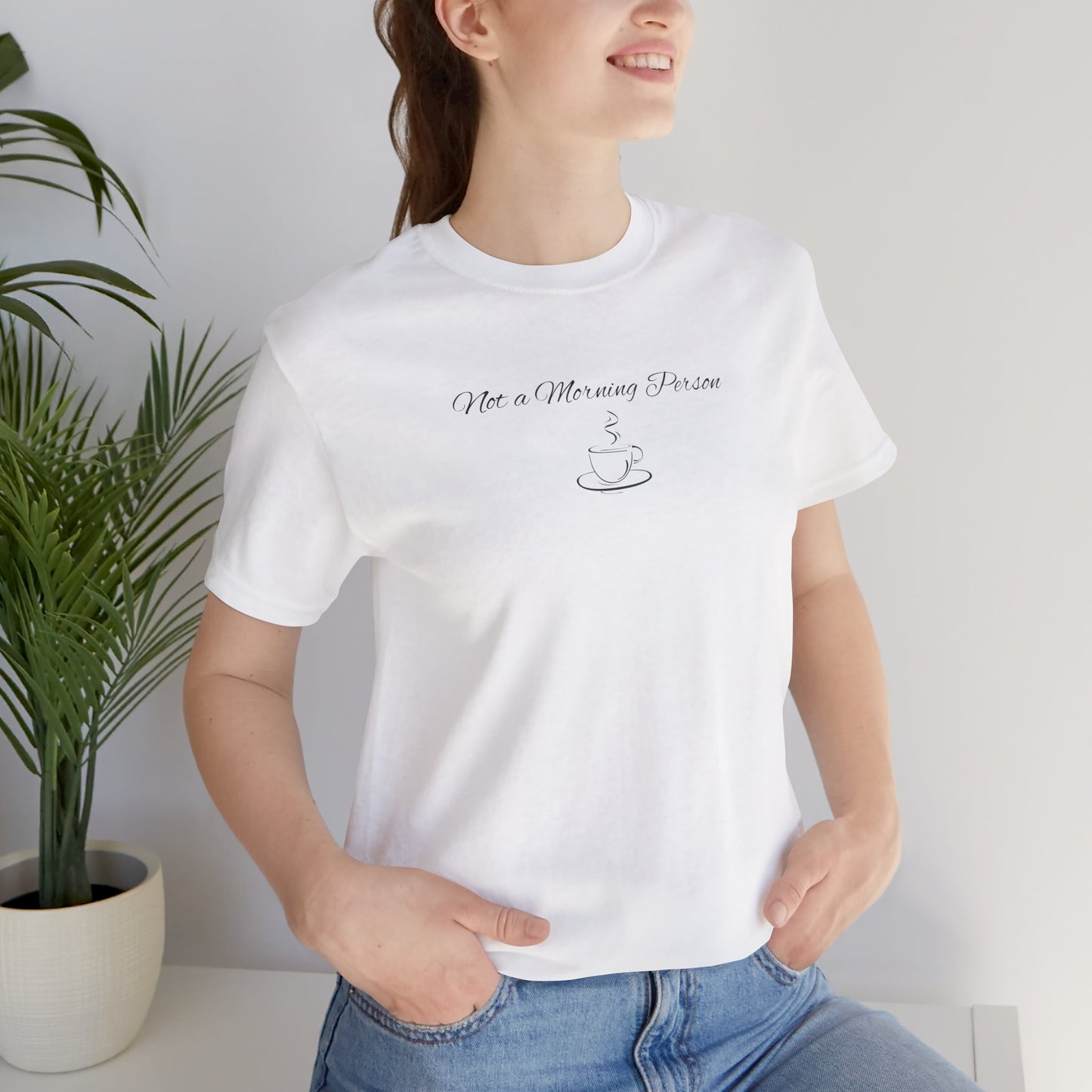 Casual Graphic Tee for Everyday Comfort, Unisex Jersey Tee with Inspirational Quote, Gift for Friends, Birthday Gift, Motivational Tee