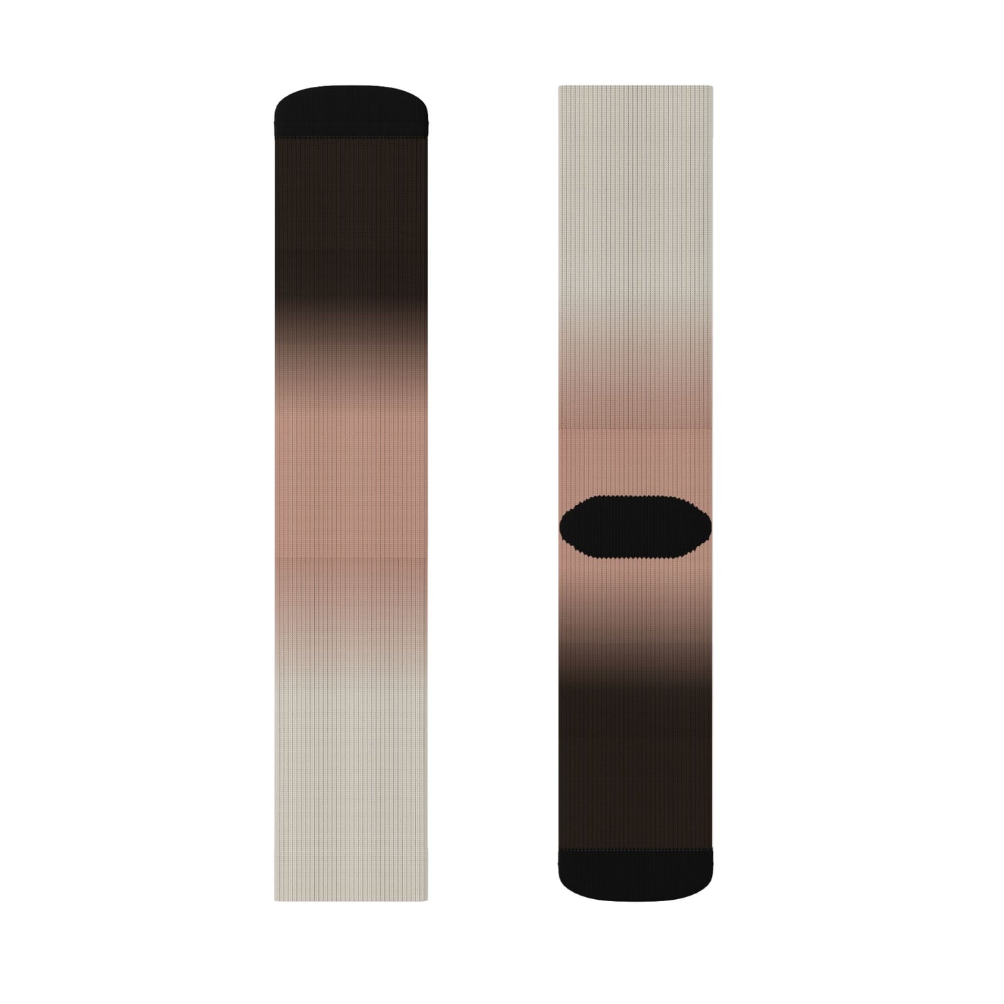 Neutral Ombre Gradient Socks | Sublimation Socks