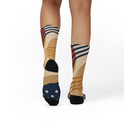 Sublimation Abstract Socks