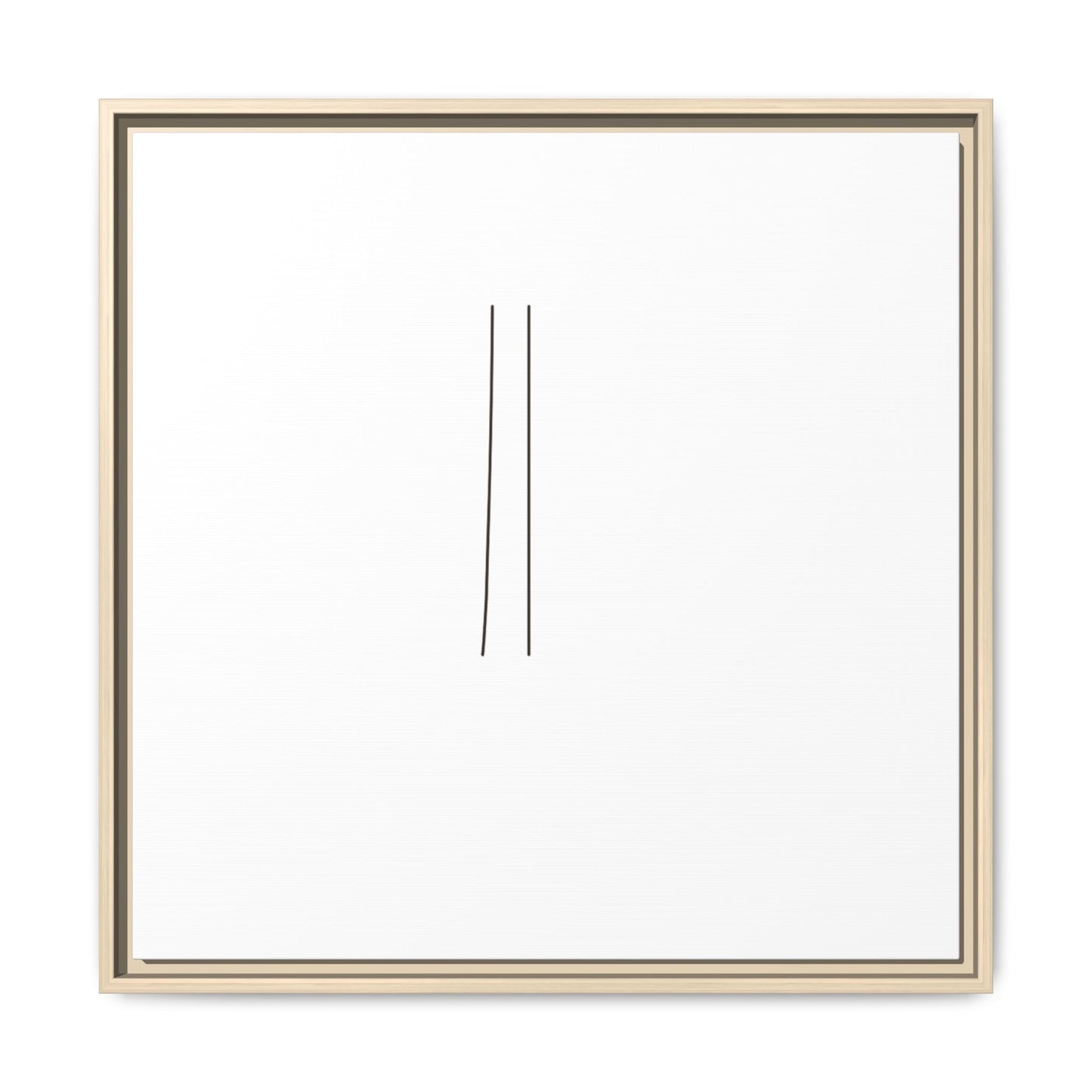 Minimal Line Art | Matte Canvas Framed