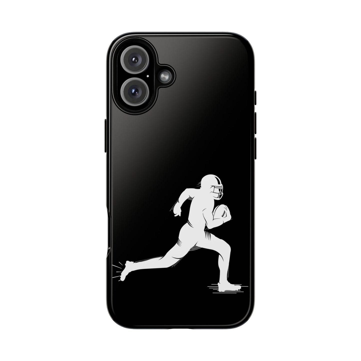 Football Player Phone Case, Tough Cases, Sports Phone Cover, Gift for Athletes, iPhone & Samsung Accessories, Running Player Design - TRV
