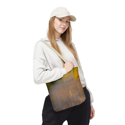 Abstract Art Tote Bag - Stylish and Eco-Friendly Diagonal Stripes for Everyday Use - TRV