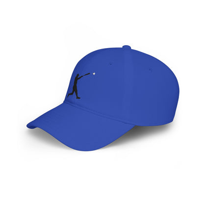 Silhouette Batter baseball hat by Printify featuring a classic cap design with a bold batter silhouette graphic.