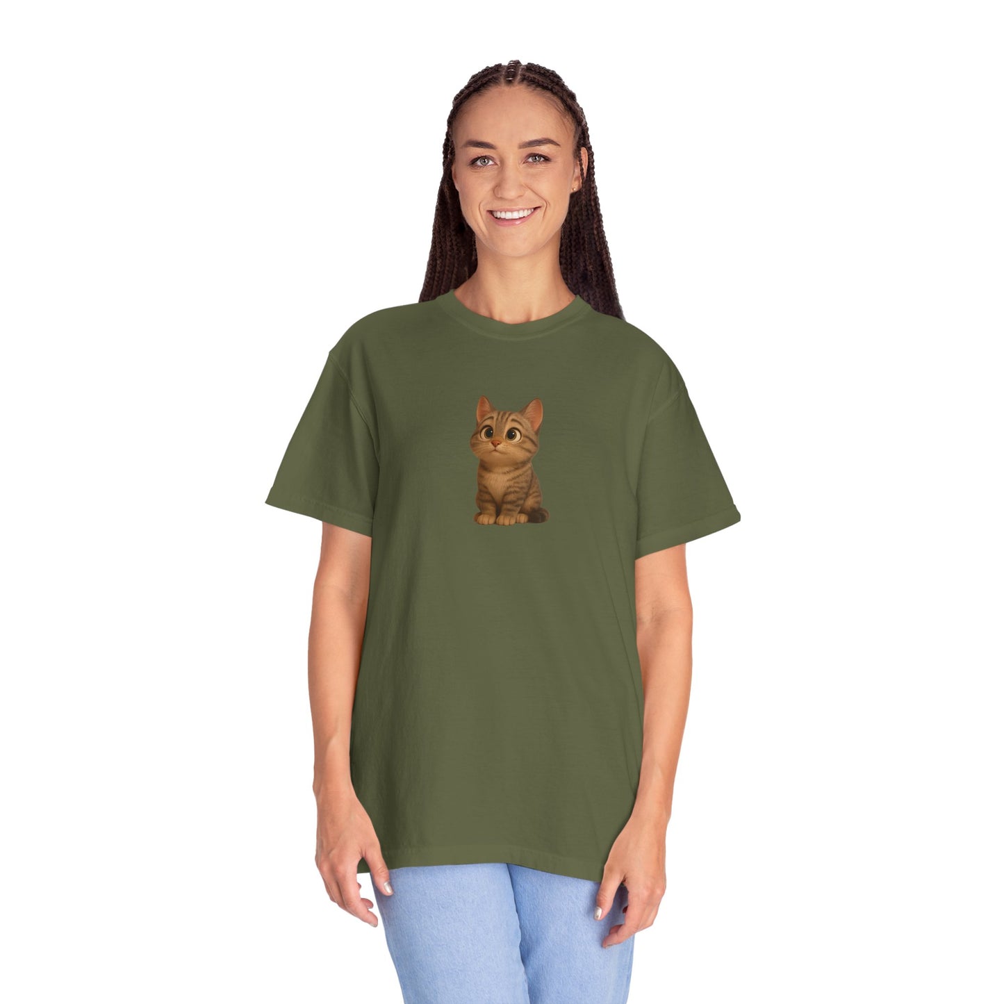 Cute Cat Graphic T-Shirt, Casual Wear, Cat Lover Gift, Everyday Tee, Animal Lover Apparel, Perfect for Birthdays & Holidays - TRV