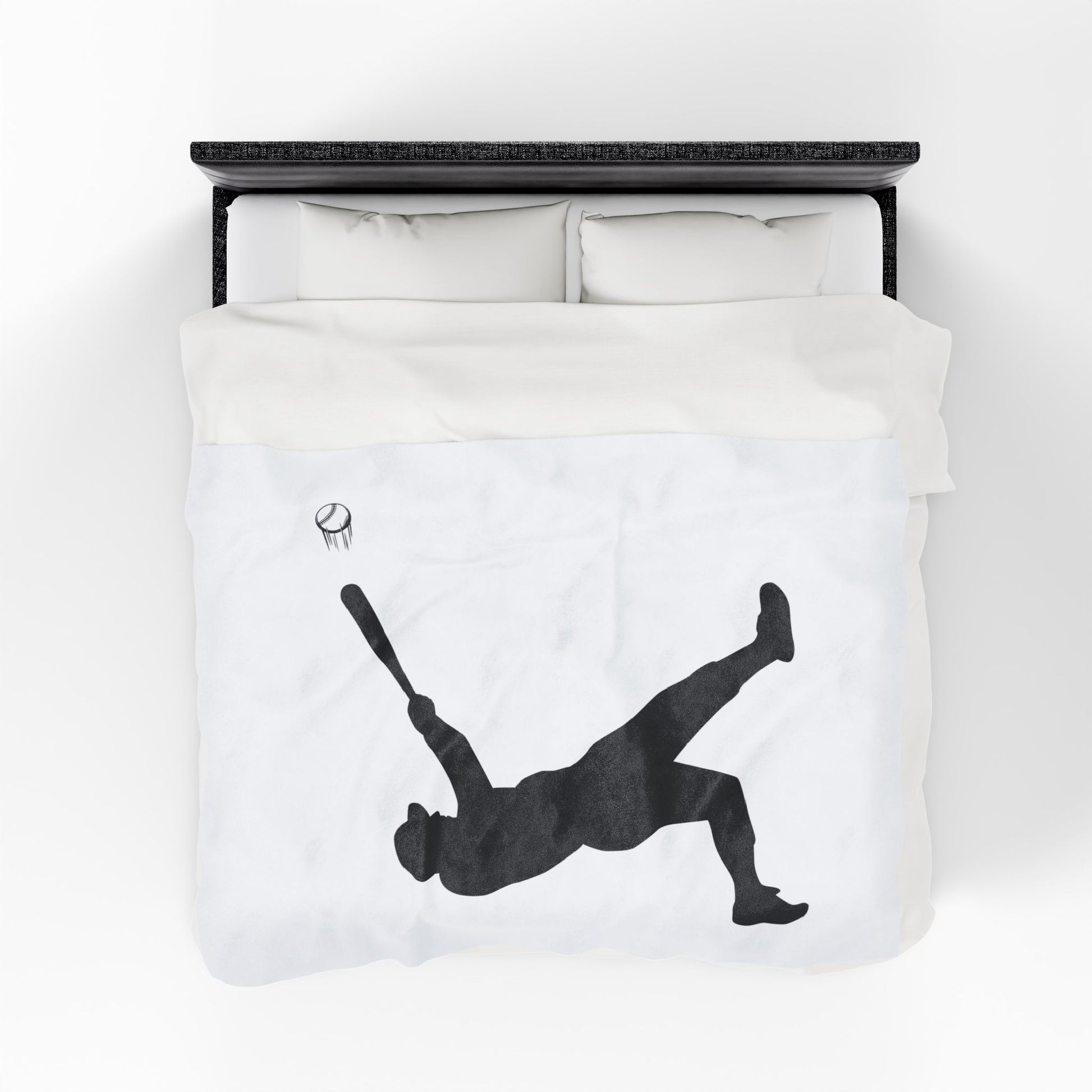 Baseball Velveteen Plush Blanket, Cozy Sports Throw, Soft Blanket for Fans, Great Gift for Baseball Lovers, Home Decor - TRV