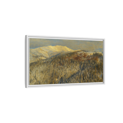 Framed Mountain Canvas Art, Perfect for Home Decor, Nature Wall Art, Gift for Nature Lovers, Cozy Atmosphere - TRV