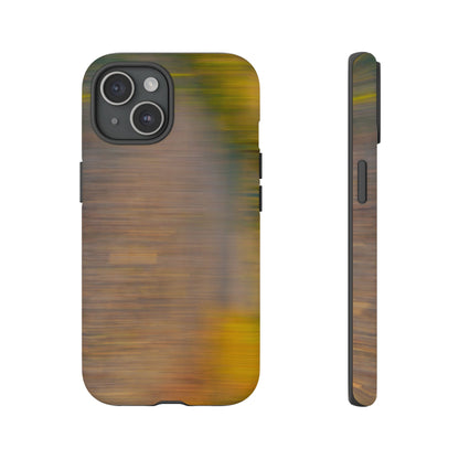 Autumn Blur Tough Phone Case — Fall Colors Protective iPhone Cover