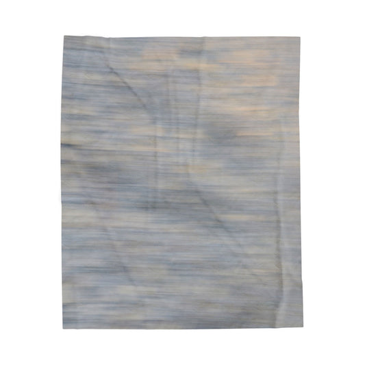 Cozy Velveteen Plush Blanket - Soft Textured Throw for Relaxation & Comfort - TRV