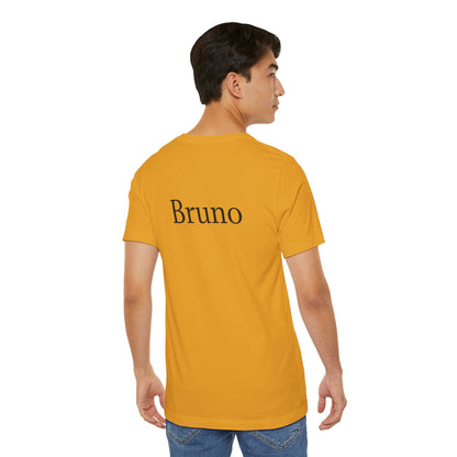 Custom unisex T-shirt by Printify with personalized design, featuring a plain fabric and fit ideal for custom printing or casual wear.