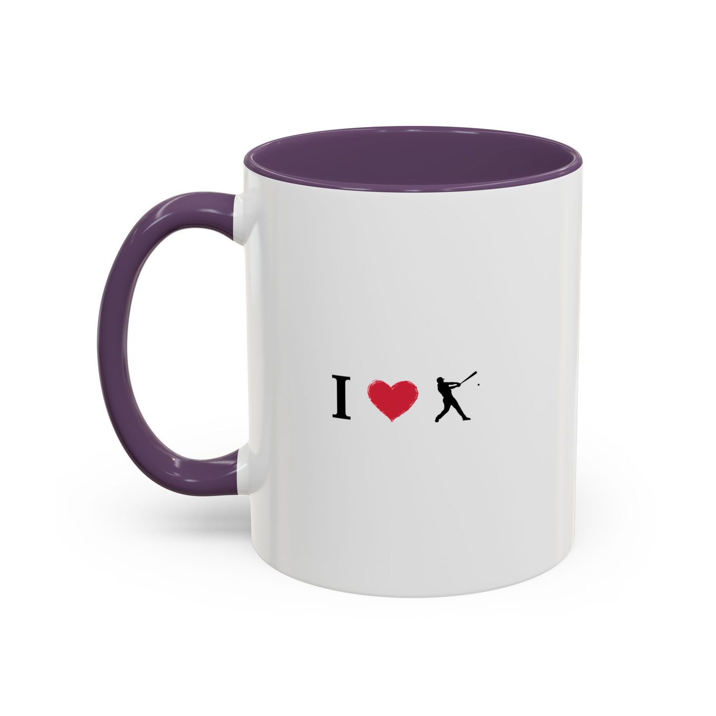 Baseball Love Accent Coffee Mug – Perfect Gift for Sports Fans, Home or Office Use, Great for Birthdays, Anniversaries, and Holidays - TRV