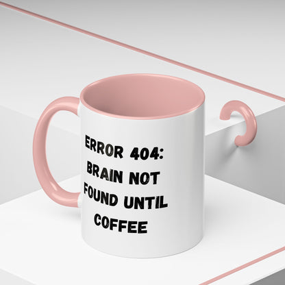 Error 404 Coffee Mug - Perfect for Your Daily Brew, Gift for Programmers, Humor for Coffee Lovers, Office Desk Decor, Nerdy Kitchenware