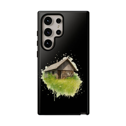 Rustic Farmhouse Phone Case, Cute Cottage Design, Tough Cases for Nature Lovers, Eco-Friendly Gift, Customizable Tech Accessories - TRV
