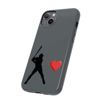 Printify Baseball Love phone case featuring a sports-themed design, perfect for sports enthusiasts and Father's Day gifts.