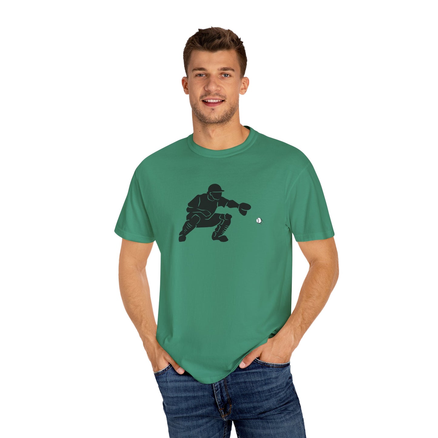 Stylish Unisex Baseball Catcher T-Shirt with Catcher Design, Sports Tee, Baseball Fan Gift, Athletic Apparel, Gift for Him/Her - TRV