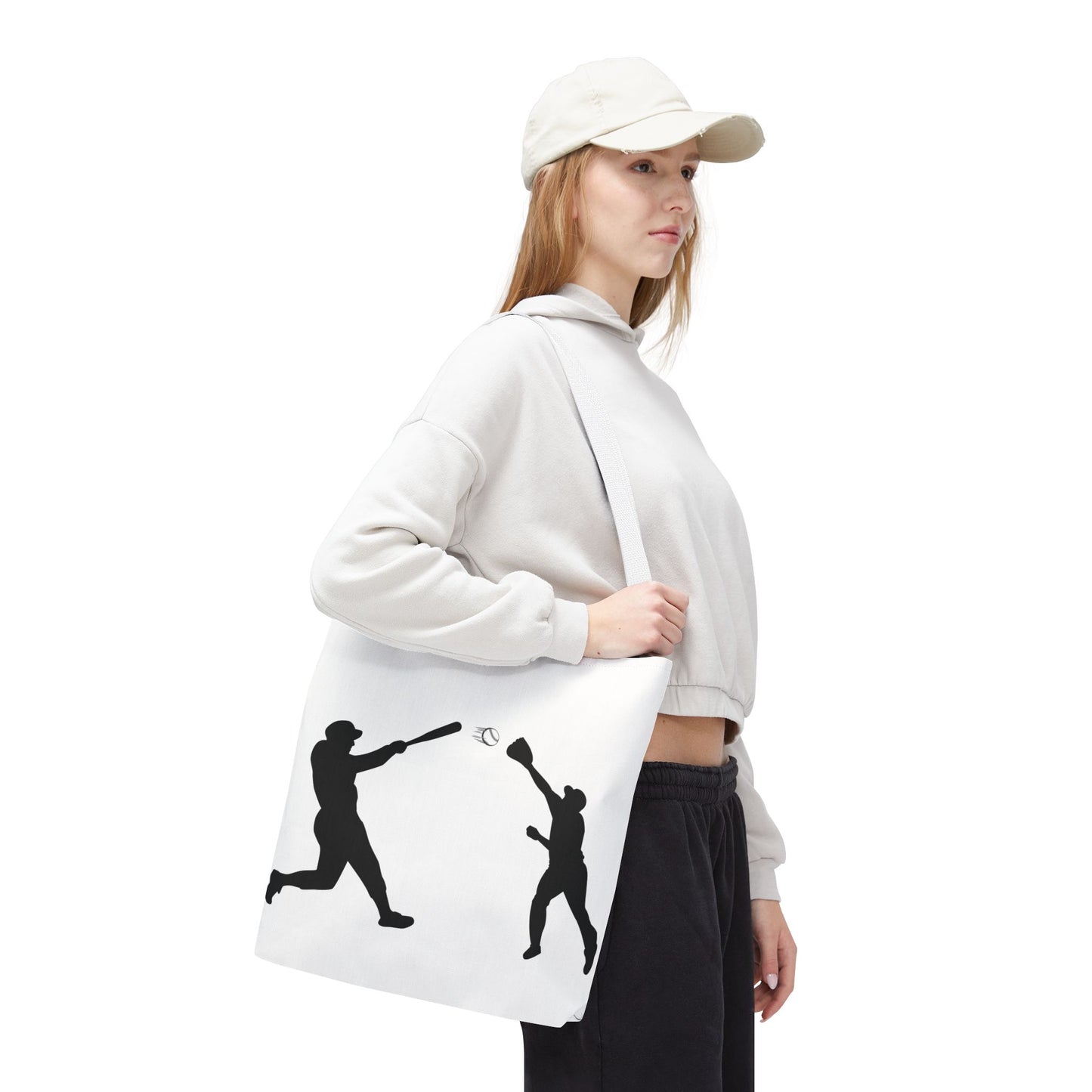 Baseball Tote Bag, Perfect for Sports Fans, Great Gift for Players, Ideal for Game Days, Accessory for Summer Outings - TRV