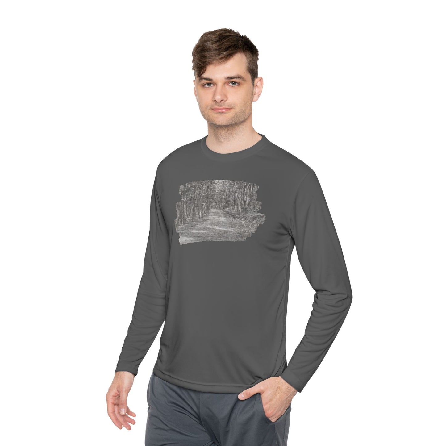 Unisex Long Sleeve Tee - Nature Inspired Design, Comfortable Graphic Shirt for Outdoor Lovers, Casual Wear, Gift for Nature [...] - TRV
