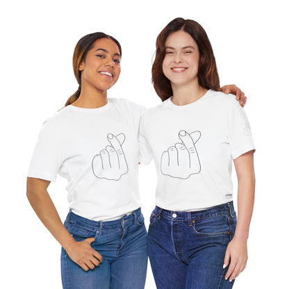 Minimalist Hand Sign Unisex Tee | Casual Everyday Wear | Perfect for Gift Givers