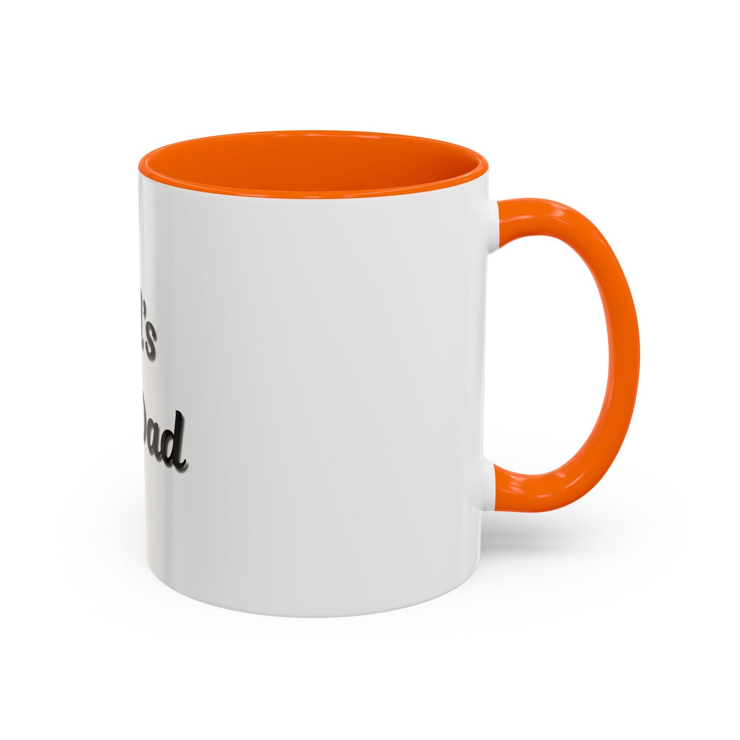 World's Best Dad Accent Coffee Mug - Perfect Gift for Father's Day - TRV