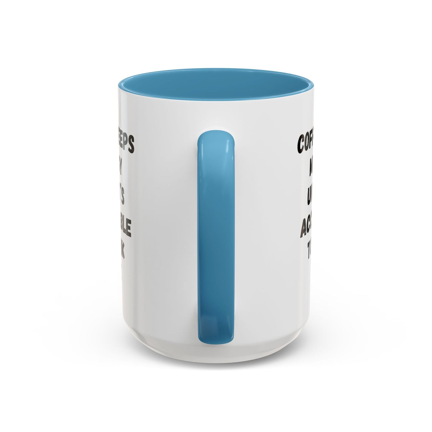 Funny Coffee Mug - "Coffee Keeps Me Busy Until It's Acceptable to Drink Wine" - Great for Mornings, Gifts, Office, Relaxation, Home