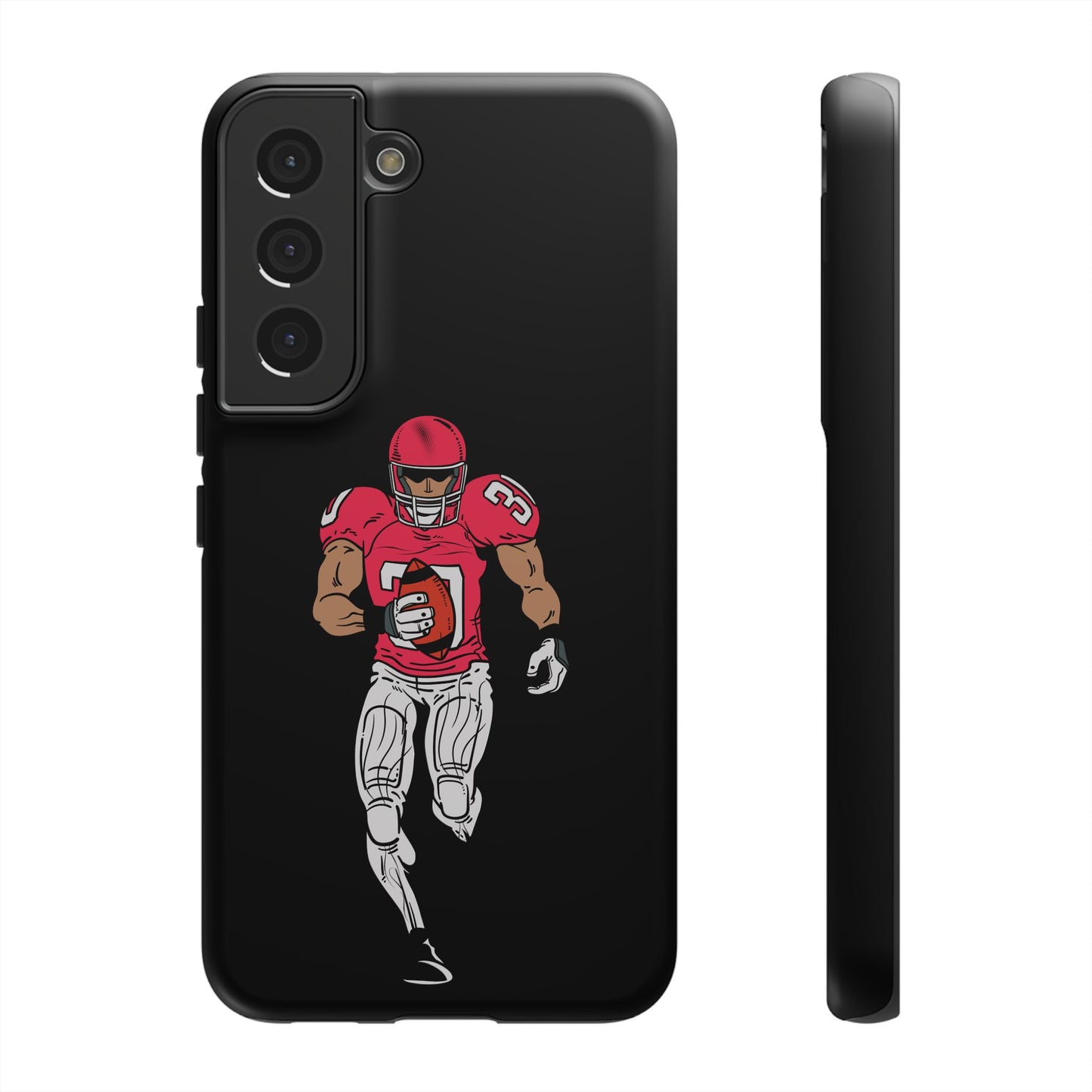 Tough Cases for Football Lovers, Personalized Sports Phone Case, Athletic Gift, Back to School, Custom Phone Cover - TRV